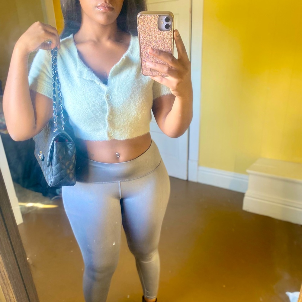 L.A. Hearts Fuzzy Cropped Cardigan